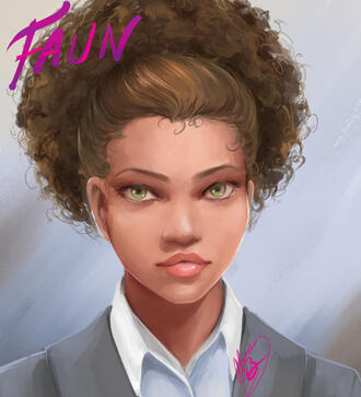 The Closet Door: Faun semi realistic